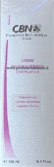 CBN Creme Bio Equilibrante Corps pH5.5 190ml 