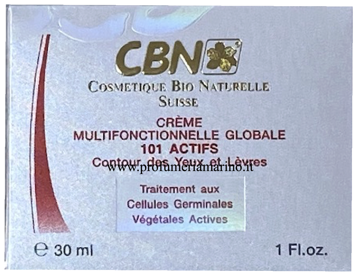 CBN 101 Creme Multifunctionnel Global Contour Yeux  Levres 30m