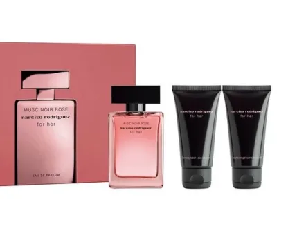 Narciso Rodriguez Musk Noir Rose Eau de Parfum 50 spray Gift Set*