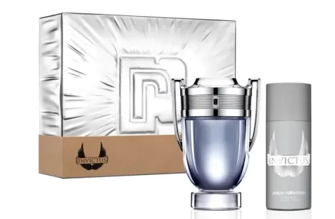 Paco Rabanne Invictus Eau de Toilette 100 spray Gift Set